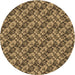 Square Machine Washable Transitional Golden Gold Rug in a Living Room, wshpat2420brn