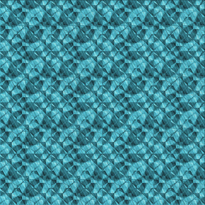 Round Patterned Teal Green Rug, pat2420lblu