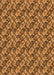 Patterned Saddle Brown Rug, pat2420org