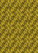 Machine Washable Transitional Yellow Rug, wshpat2420yw