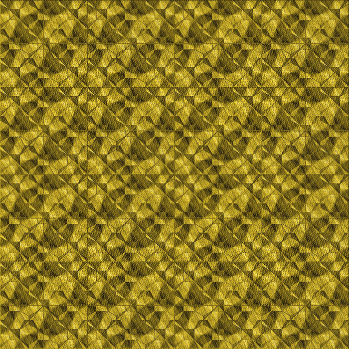 Round Patterned Yellow Rug, pat2420yw