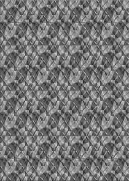 Patterned Dark Gray Novelty Rug, pat2420