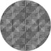 Square Machine Washable Transitional Grey Gray Rug in a Living Room, wshpat2421gry