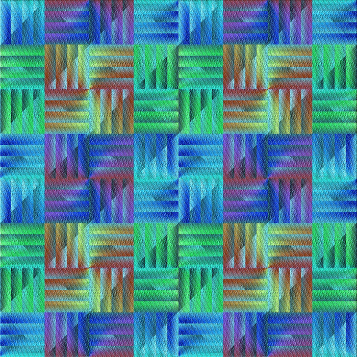 Round Patterned Deep Periwinkle Purple Rug, pat2421lblu