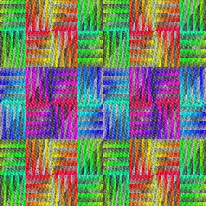 Patterned Green Modern Rug, pat2421