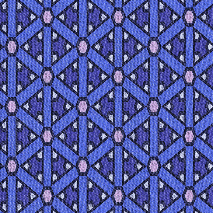 Patterned Light Slate Blue Rug, pat2422blu