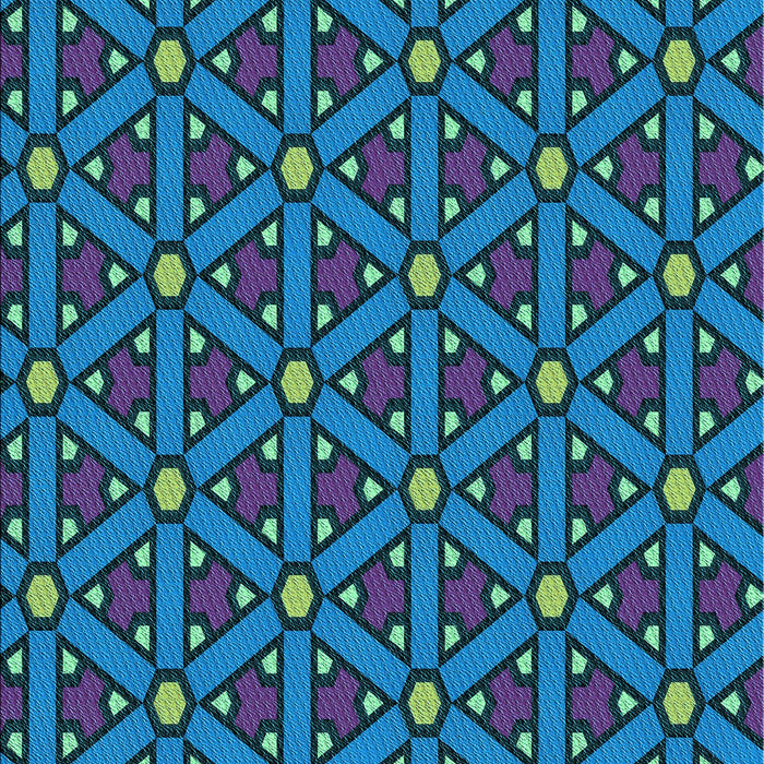 Patterned Dark Turquoise Green Rug, pat2422lblu