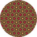 Square Patterned Sedona Brown Rug, pat2422org