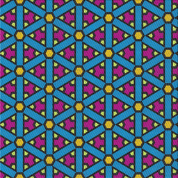 Square Patterned Blue Green Novelty Rug, pat2422