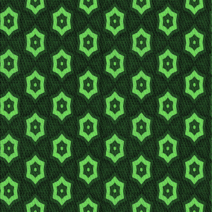 Patterned Black Rug, pat2423grn