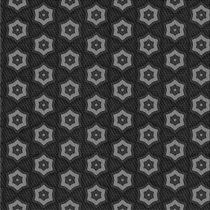 Round Patterned Ash Gray Rug, pat2423gry