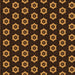 Round Patterned Black Brown Rug, pat2423org