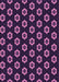 Machine Washable Transitional Orchid Purple Rug, wshpat2423pur