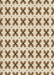 Machine Washable Transitional Vanilla Gold Rug, wshpat2424brn