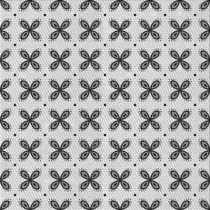 Round Machine Washable Transitional Platinum Gray Rug, wshpat2424gry