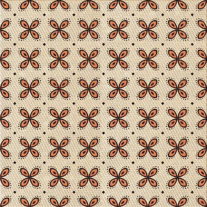 Round Machine Washable Transitional Golden Blonde Gold Rug, wshpat2424org