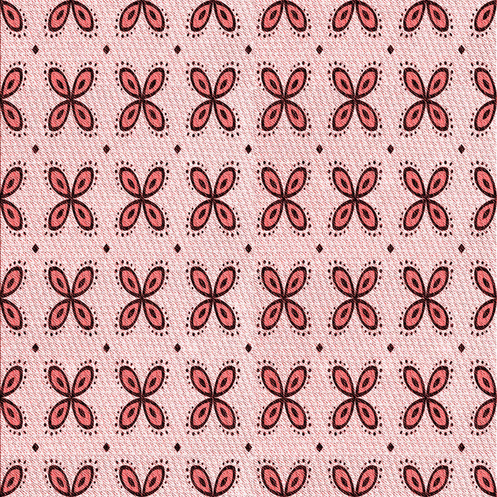 Machine Washable Transitional Light Rose Pink Rug, wshpat2424rd