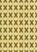 Machine Washable Transitional Dark Golden Brown Rug, wshpat2424yw