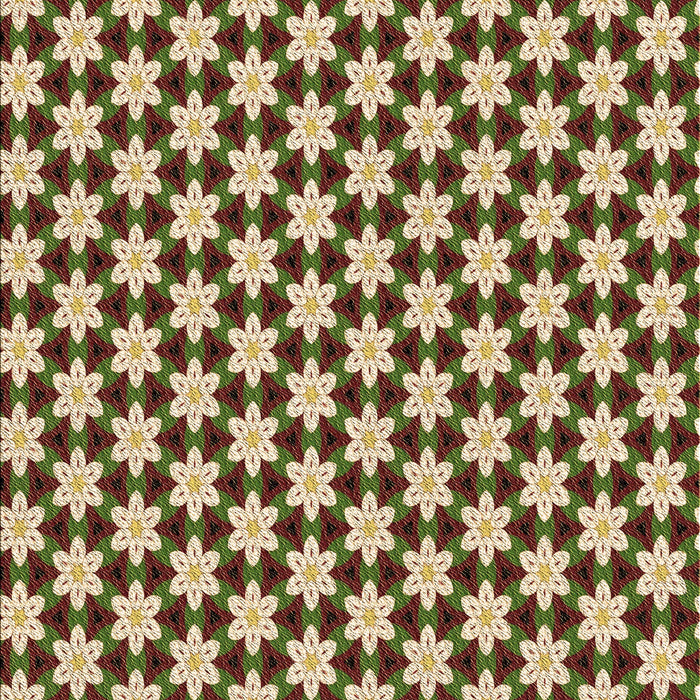 Patterned Red Brown Rug, pat2425brn