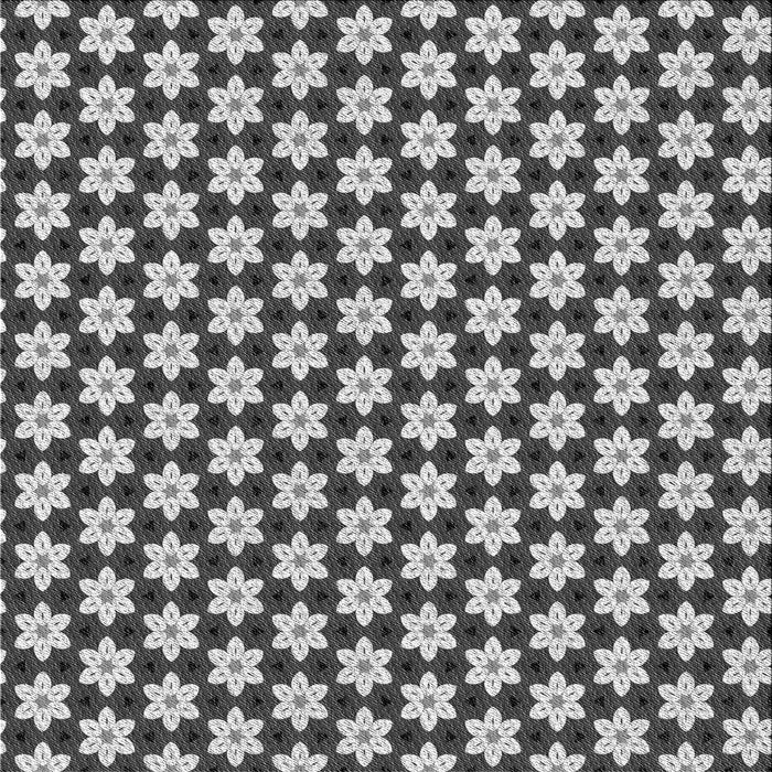 Round Patterned Silver Gray Rug, pat2425gry