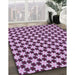 Machine Washable Transitional Plum Purple Rug in a Family Room, wshpat2425pur