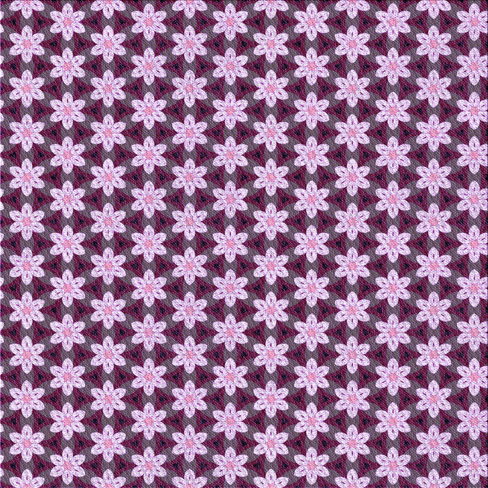 Round Patterned Plum Purple Rug, pat2425pur