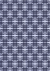 Machine Washable Transitional Night Blue Rug, wshpat2426blu