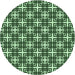 Square Patterned Light Green Rug, pat2426grn