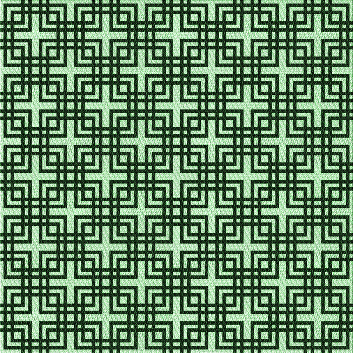 Round Patterned Light Green Rug, pat2426grn