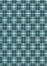 Machine Washable Transitional Blue Rug, wshpat2426lblu