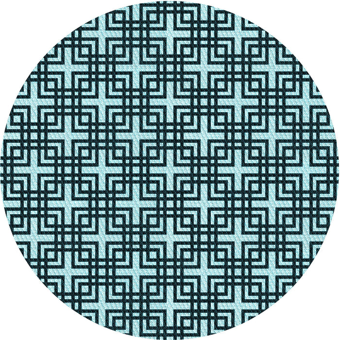 Square Machine Washable Transitional Blue Rug in a Living Room, wshpat2426lblu