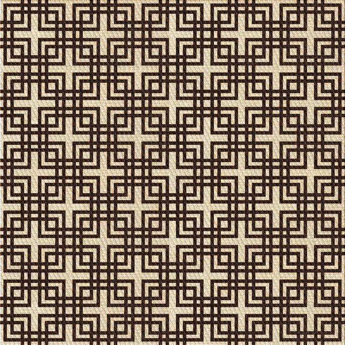 Round Patterned Red Rug, pat2426org