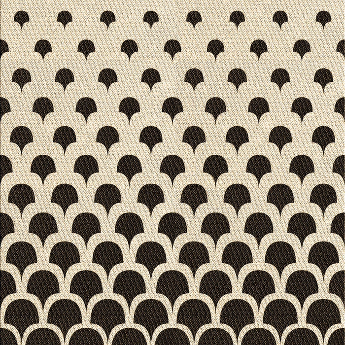 Machine Washable Transitional Chocolate Brown Rug, wshpat2427brn