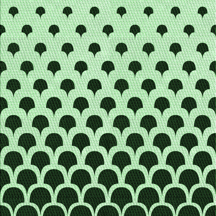 Machine Washable Transitional Deep Emerald Green Rug, wshpat2427grn