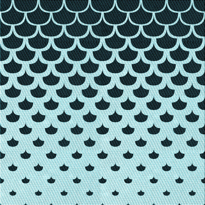 Round Machine Washable Transitional Medium Teal Green Rug, wshpat2427lblu