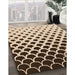 Patterned Deep Peach Orange Rug in Family Room, pat2427org