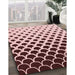 Patterned Pink Rug in Family Room, pat2427rd