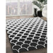 Patterned Platinum Gray Novelty Rug in Family Room, pat2427