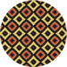 Square Machine Washable Transitional Black Brown Rug in a Living Room, wshpat2428brn