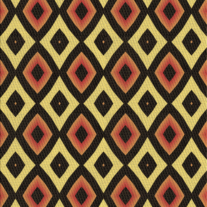 Patterned Black Brown Rug, pat2428brn