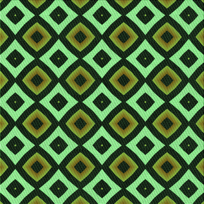 Round Patterned Dark Forest Green Rug, pat2428grn