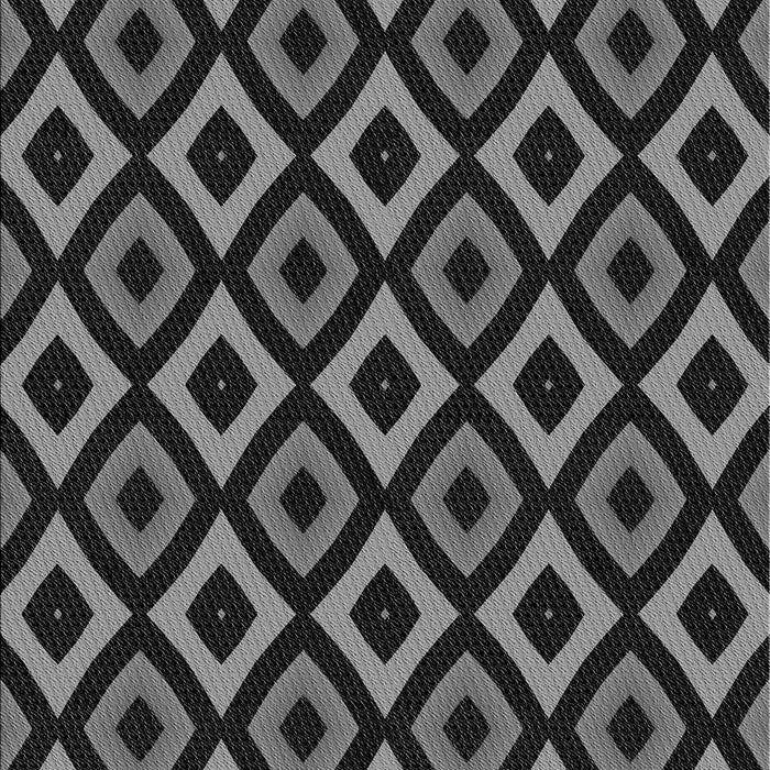 Machine Washable Transitional Midnight Gray Rug, wshpat2428gry