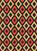 Patterned Red Rug, pat2428org