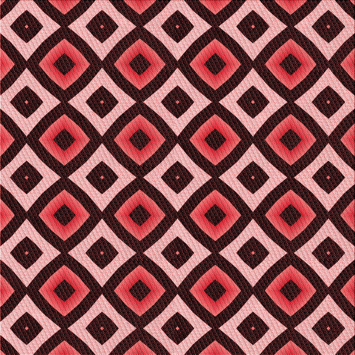 Round Patterned Red Red Rug, pat2428rd