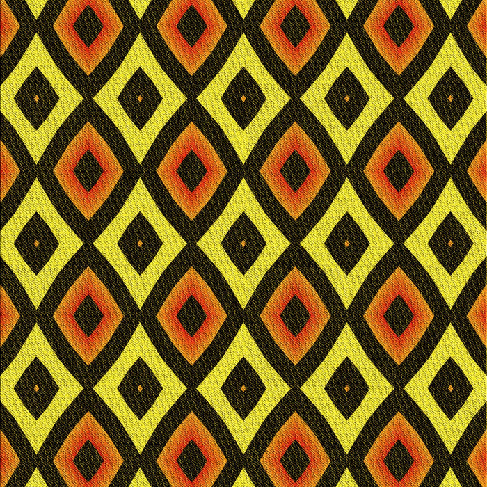 Patterned Yellow Rug, pat2428yw