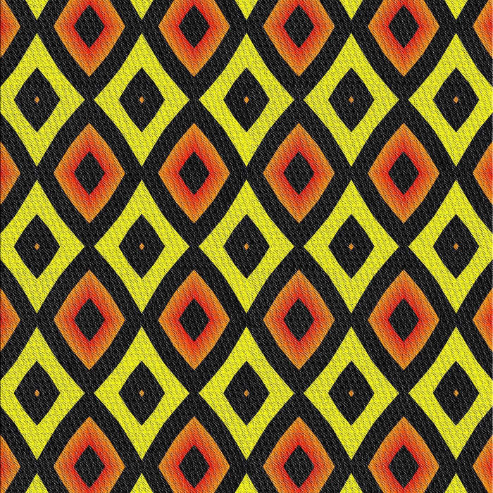 Patterned Black Brown Novelty Rug, pat2428