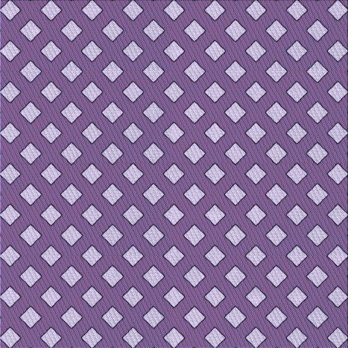 Round Patterned Purple Mimosa Purple Rug, pat2429blu