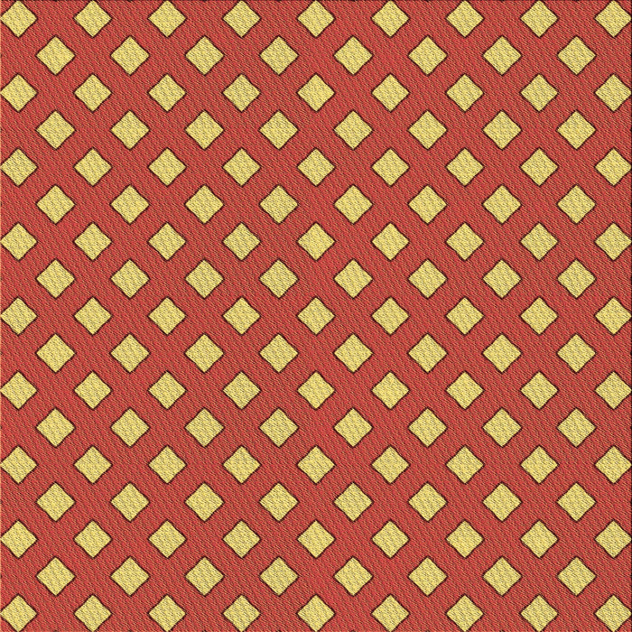 Round Patterned Orange Rug, pat2429brn