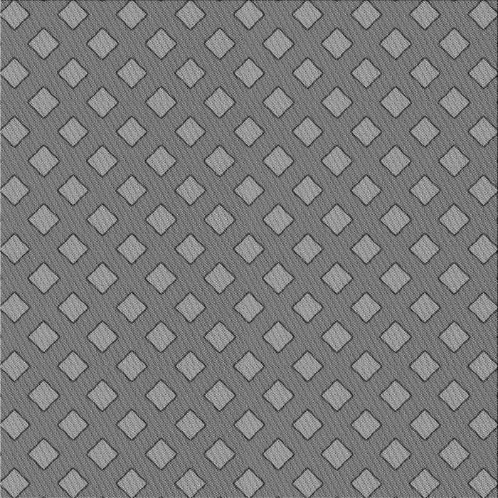 Round Patterned Carbon Gray Rug, pat2429gry