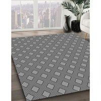 Patterned Carbon Gray Rug, pat2429gry